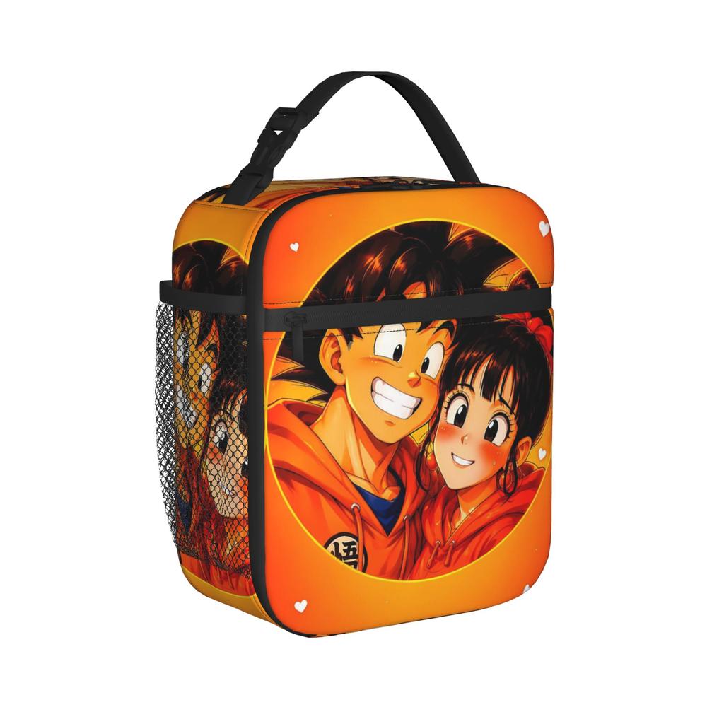 Charizard Smoke Sky Anime Lunch Box Field Picnic Lightweight Lunch Box For Girls Oxford Print Cooler Carrier Reliable Choice for Travel Needs