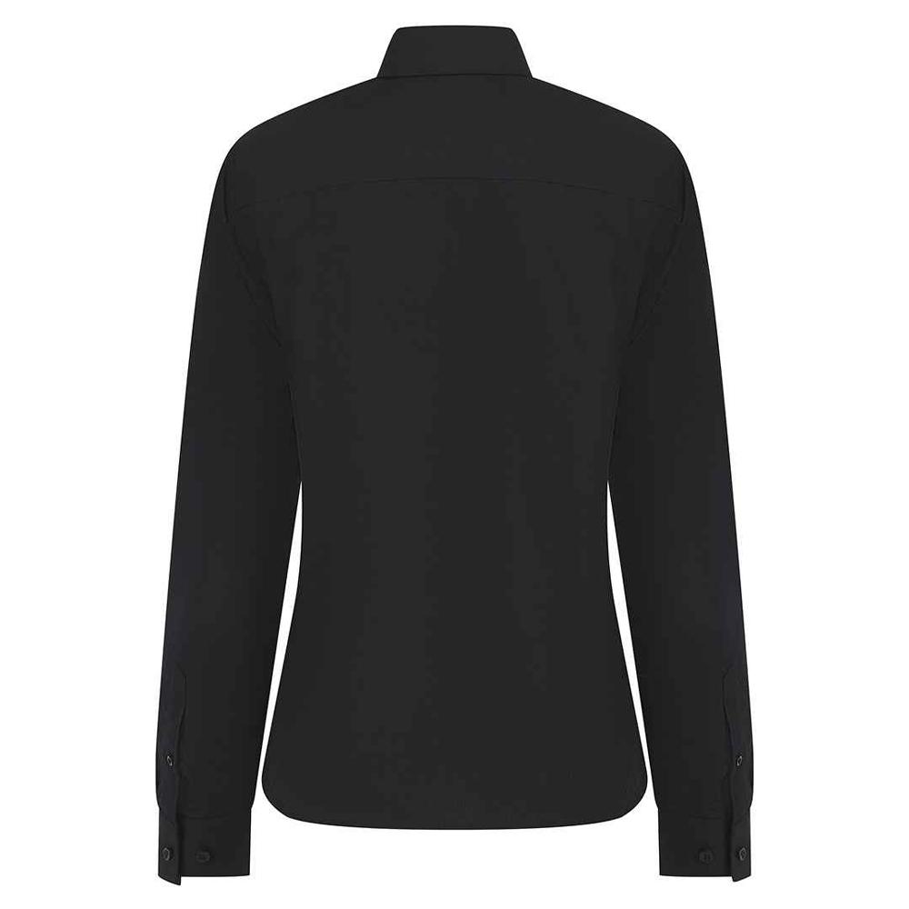 Henbury Damen Baumwolle CoolPlus Langarm Formales Hemd