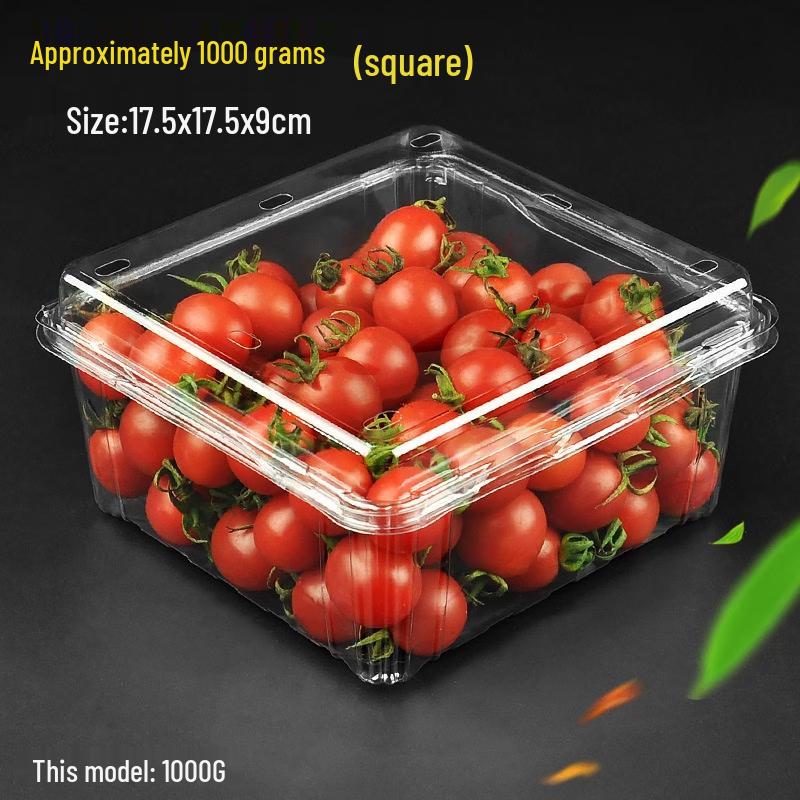 Disposable Round Plastic Fruit Boxes