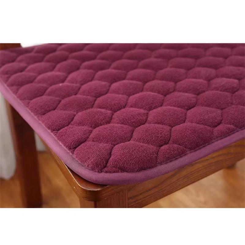Winter Plush Cushion With String Home Decoration Non-slip Dining Chair Cushion Student Cushion Office Computer Chair Mat