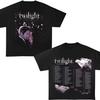 Tricou concert Twilight un cadou pentru fanii cărților Twilight benzi desenate stil retro vampir și vârcolac romantic T-shirt tricouri grafice