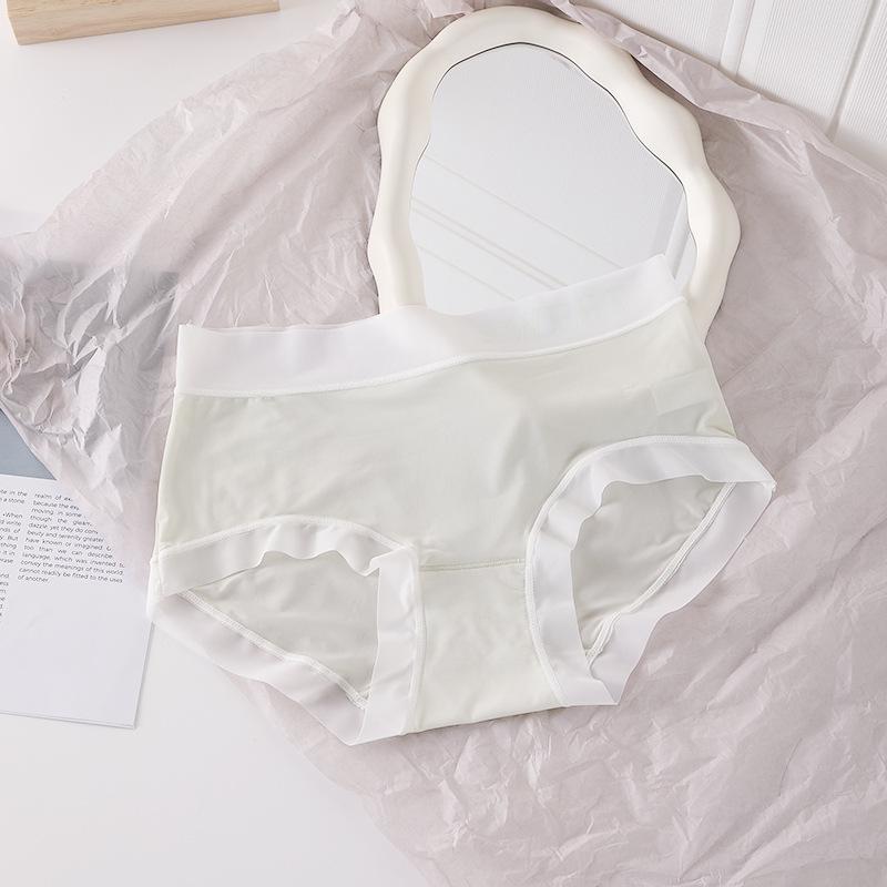 Chiloți din Mătase de Gheață fără Cusături cu Elasticitate Ridicată, Culoare Proaspătă, Ultra-subțiri, Prietenoși cu Pielea, Uscare Rapidă, Chiloți pentru Femei