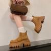 New autumn Martin boots women's versatile thick-soled heightening short boots fashion casual versatile British style short boots women