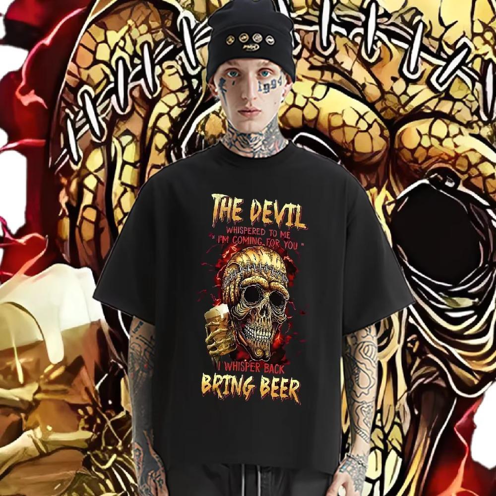 Big Size Loose Harajuku Aesthetic T Shirt Round Collar Men Graphic Tee New 2024 Summer Hot Sale XXXL Breathable Tshirt