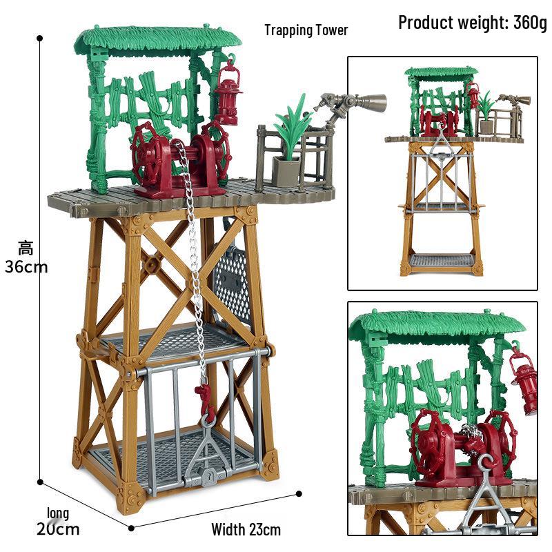 Detachable Micro Landscape Fruit Tree Model for Sand Table & Animal Scene Ornaments