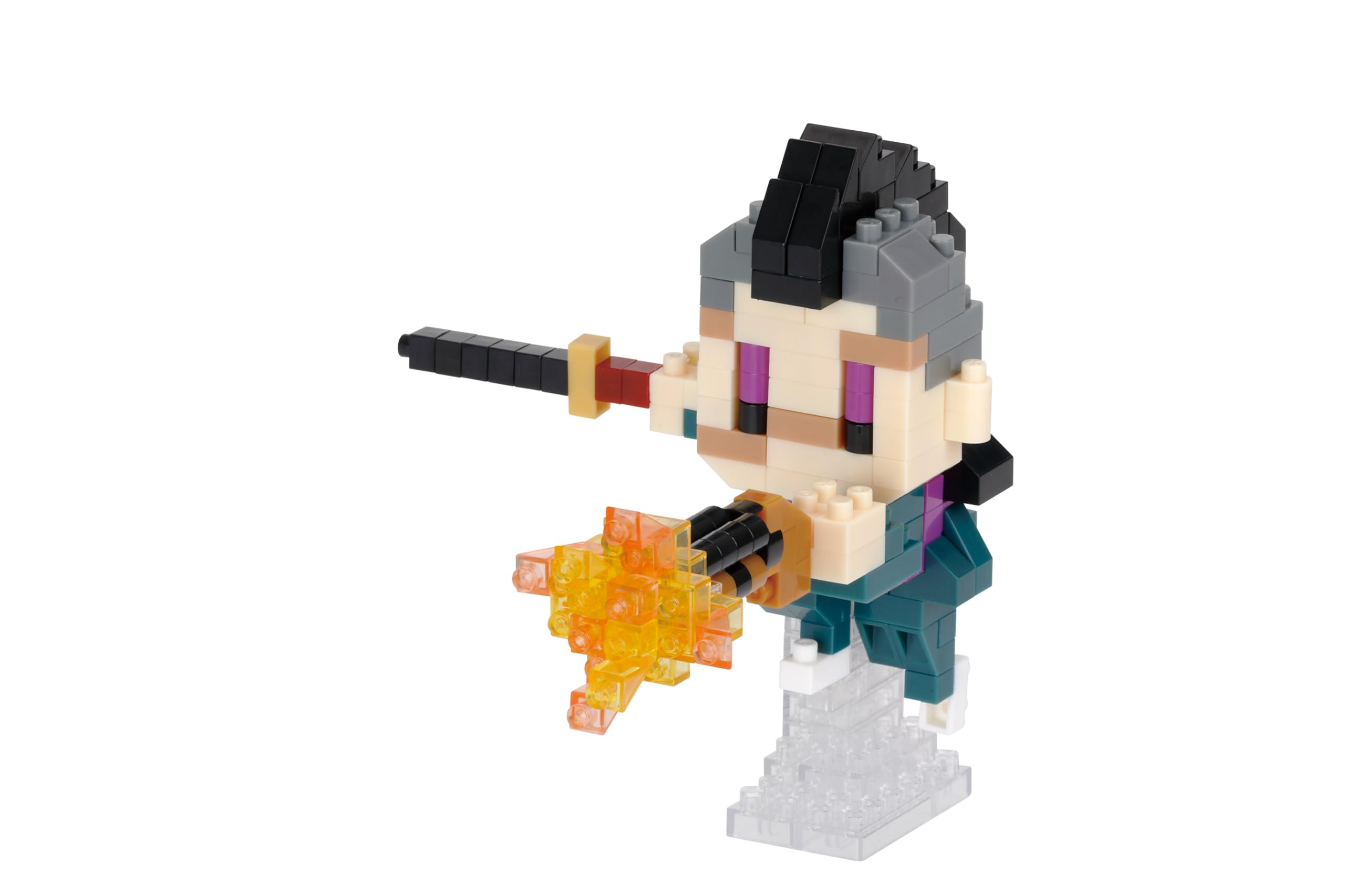 Nanoblock Demon Kimetsu no Yaiba Shinagawa Genya Character Collection Series Assembly Kit - Slayer -