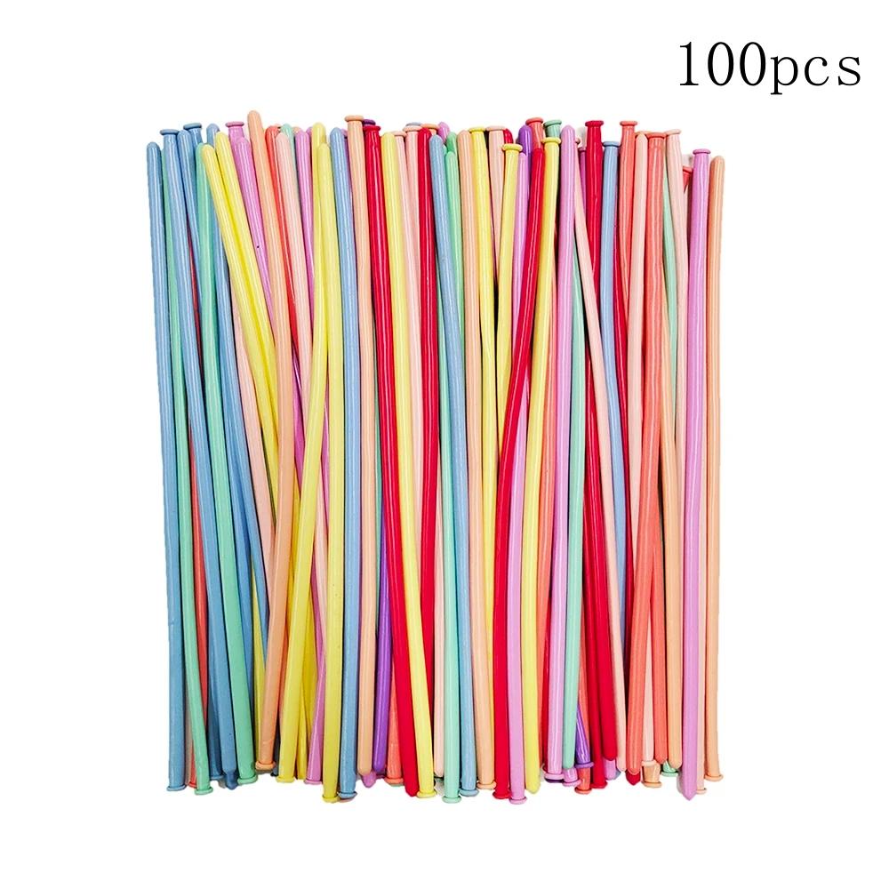 20/50 Stück Multicolor Spiral Langballon Einzigartige Twist Spiral Latex Ballon Hochzeit Alles Gute zum Geburtstag Feiertagsdekoration Kinderspielzeug