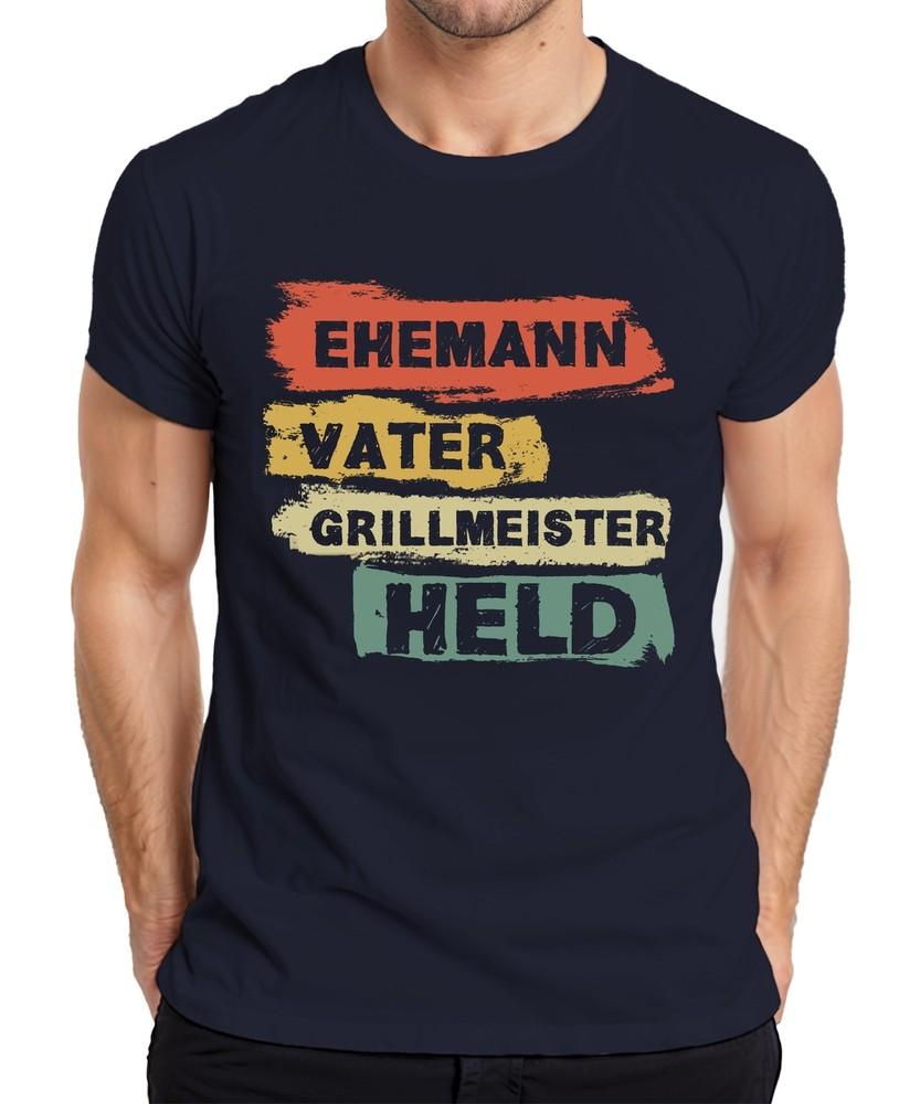 Husband Dad Bbq Master Hero Fathers Day Gift For Dads Dad Unisexs Tshirt S