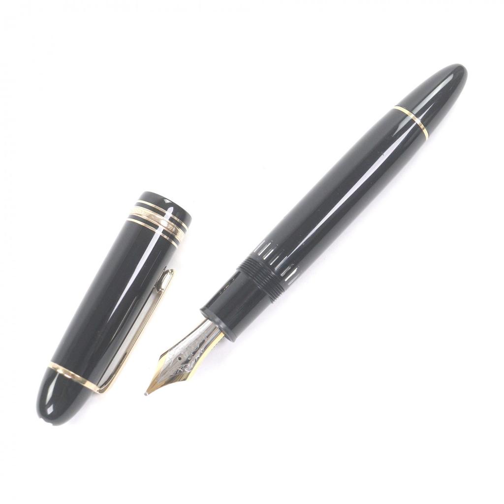Great MONTBLANC fountain pen Meisterstück 149 Cap type black 18K Used