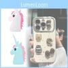 3d Cute Unicorn Cartoon Horse Rubber Case Cover Mobile Phone Supplies Iphone