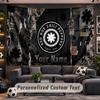 Wall Hanging Tapestry Custom NameRed Hot Chili Peppers Pattern Personalized Printed Fabric Wall Decor