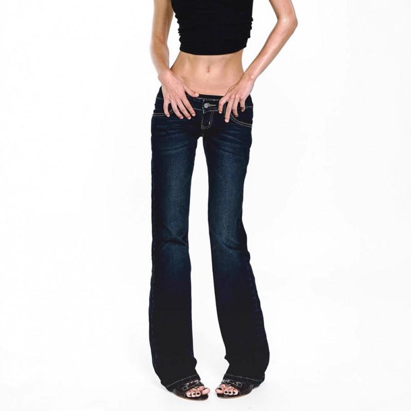 Y2K Low-Rise Stretch Denim Jeans Women