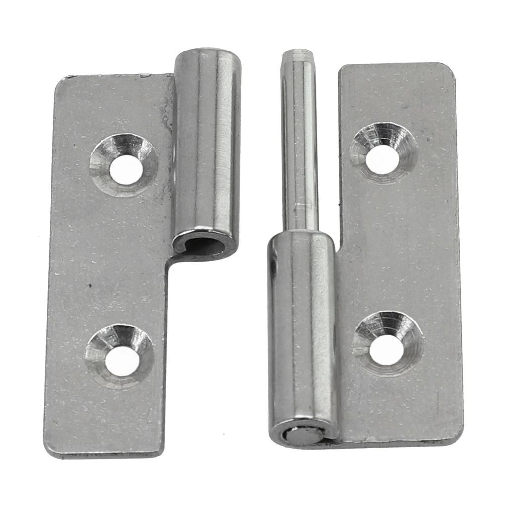1pc Detachable Hinge Slip Joint Small Flag Hinges Stainless Steel Lift Off Removable Hinge For Door Cabinet Closet Bathroom