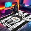 Custom Name Personalized Labubu Print Carpet, Versatile Home Decor Rug, for Playroom, Apartment, Balcony, Entryway, Hallway Gift
