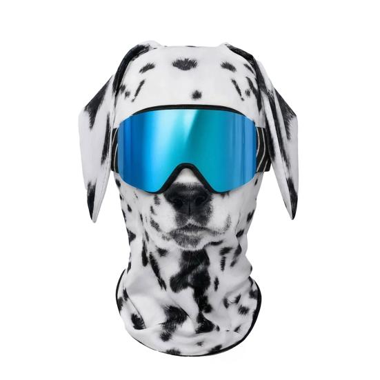 Neue Skiausrüstung für den Urlaub, Maske für alten Mann, Realistische 3D-Tiergesicht- Sturmhaube, Lustige Winter-Vollgesichtsmaske für Outdoor-Sport, Kälteschutz P blue