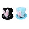 Bunny Ear Top Hat Costume Easter Hat Photography Prop for Tea Party Cosplay Bunny Themed Event
