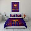 FC Barcelona Team Logo Bedding Duvet Cover Set Duvet Cover Pillowcases  (1*Duvet Cover 2*Pillowcases, Without Duvet Insert)