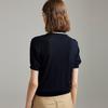 Wudao 100% Tencel Colorblock Women's Knitted Polo Shirt