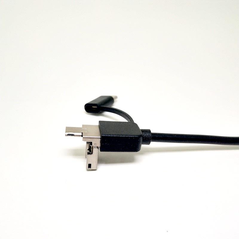 3 In 1 USB Endoscope HD Visual Ear Cleaning Earpick Spoon with 6 LED Light Ear Cleaning Tools