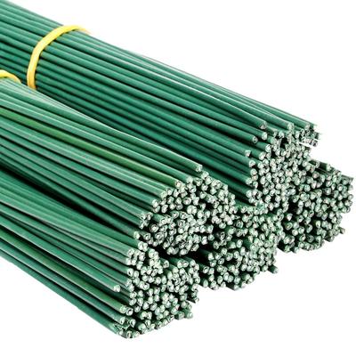 30/40cm Zielone Patyczki z Łodygami Kwiatowymi Drut Florystyczny Łodygi Materiał Florystyczny DIY Ręcznie Robione Akcesoria Drutowe Dekoracja Ślubna Domowa Hurt