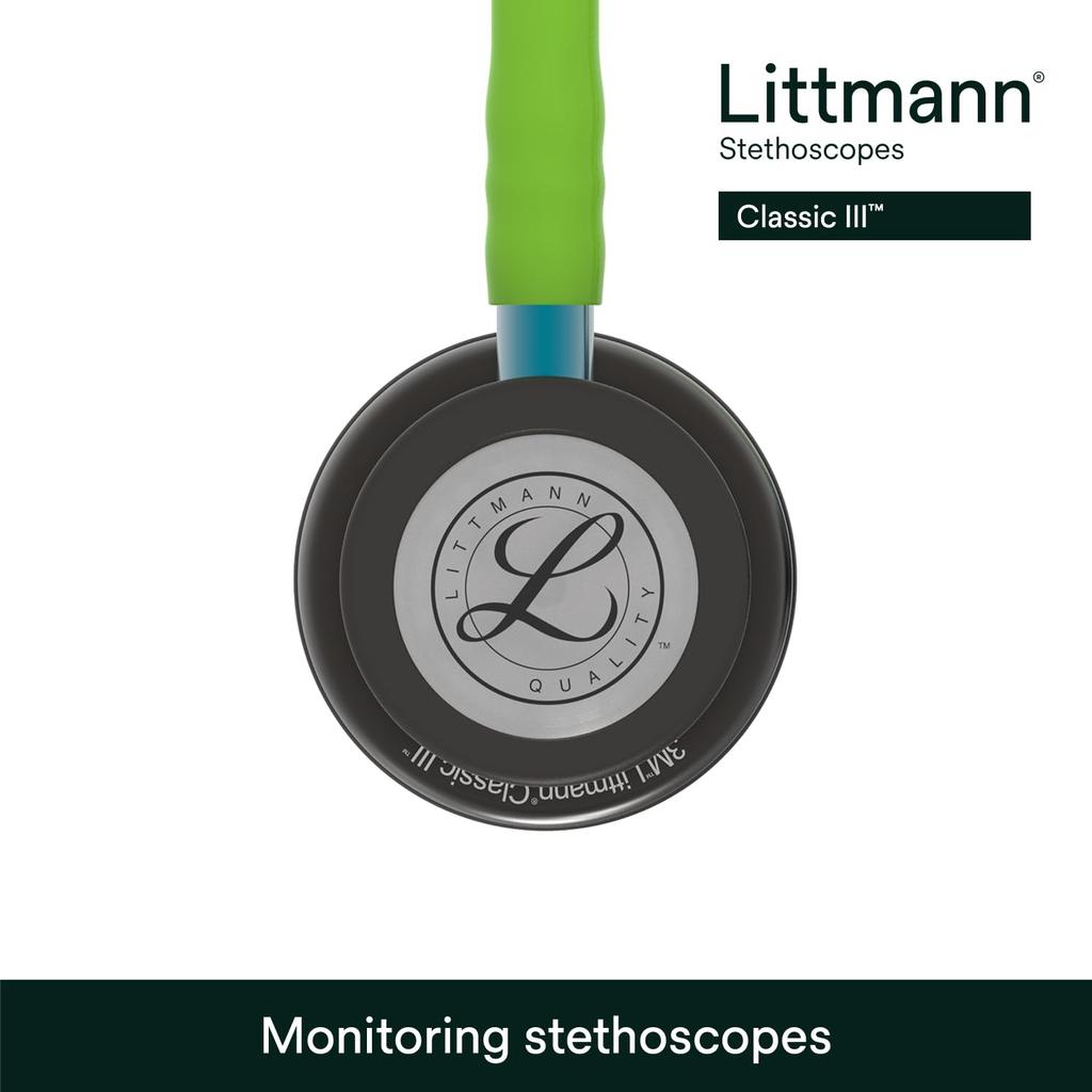 Littmann Classic III Lime 5875 Stethoscope, Green,