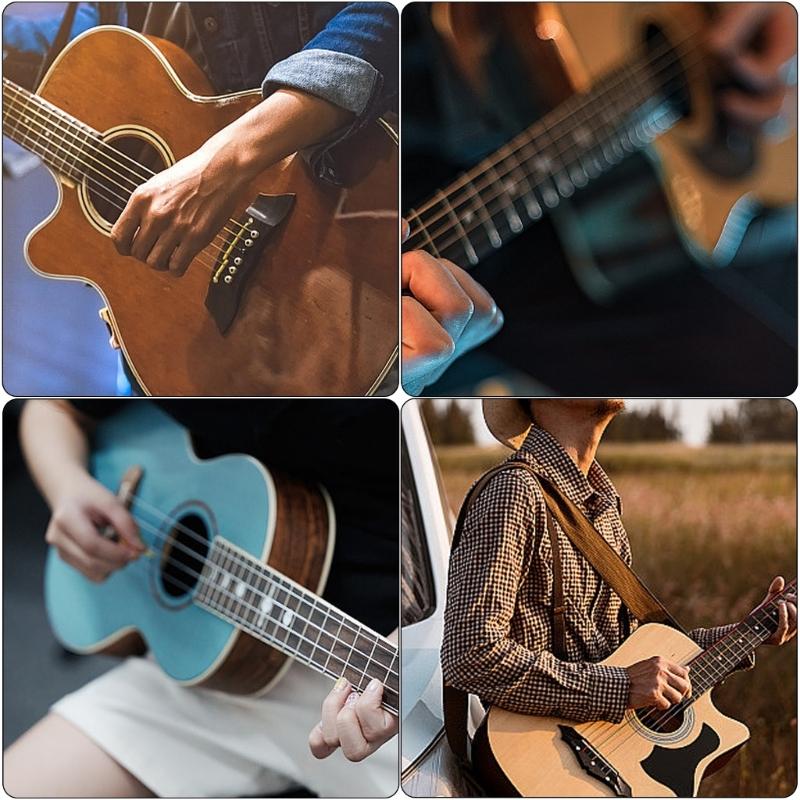 Guitar Pickup 4-Bands Acoustic Guitar Pickup Electric Guitar Equalizer Volumes Control Preamp Amplifier Equalizer Pickup