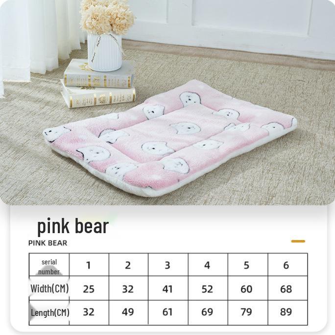 Thickened Pet Sleeping Pad for Cats & Dogs: Warm Universal Blanket Mat for Fall & Winter