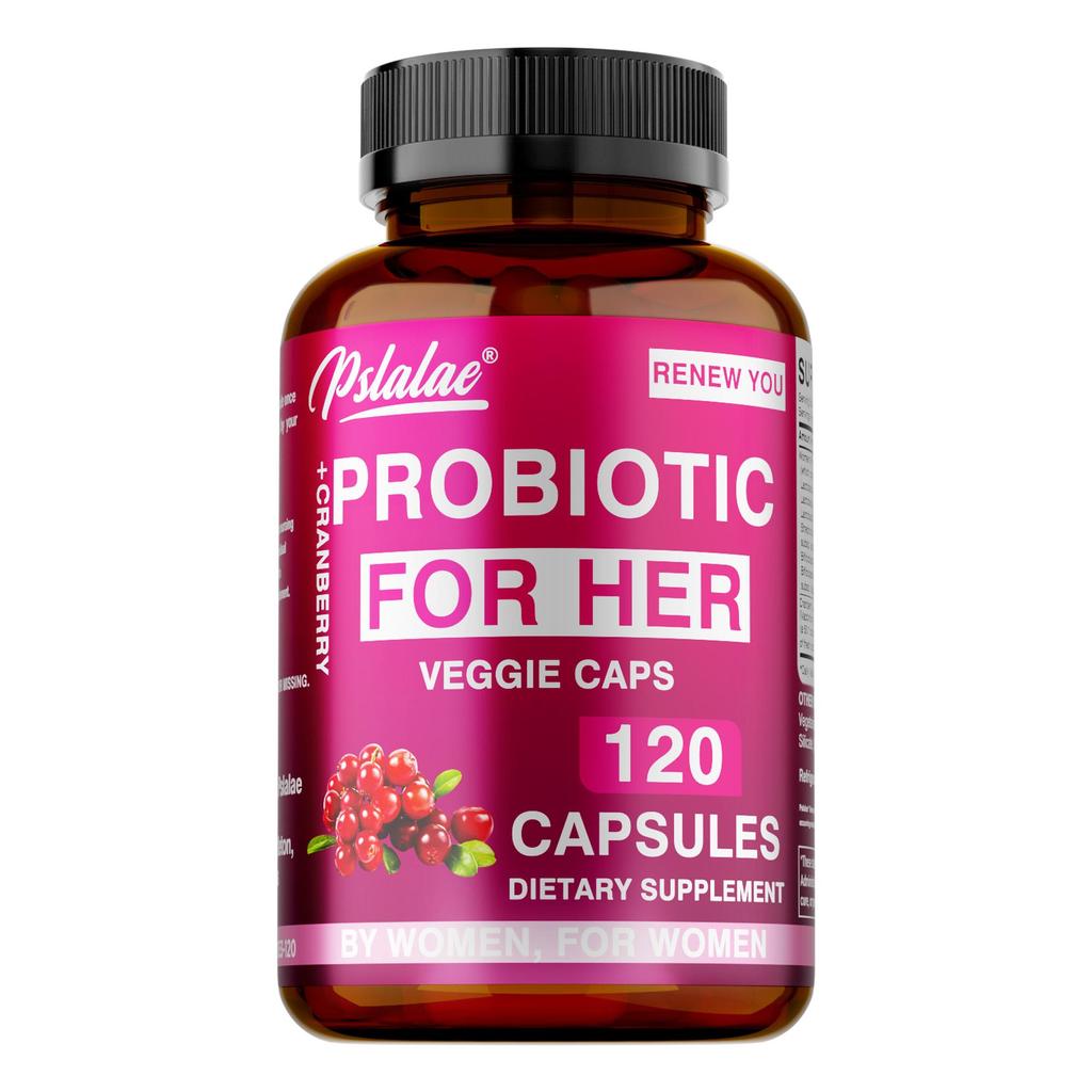 Pslalae - Probiotics & Cranberry Capsules - Health for the urinary, digestive, and immune systems