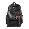 Schoolbag Casual Backpack 1011 Large Capacity Leather Backpack Trend Travel College Student School Bag Ladies Computer Bag