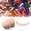30 pezzi/lotto Perline Tubolari Curve in Acrilico Bicolore Forma Sottile di Bambù Perline Distanziatrici Sfuse Per Braccialetti Collane Fai da te Accessori per Gioielli