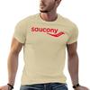 New Saucony Logo T-Shirt T-shirt short plain t-shirt aesthetic clothes summer clothes Men's cotton