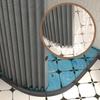 Non Perforated Corner Magnetic Folding Invisible Shower Curtain in Bathroom Waterproof and Mold Resistant, Thickened Shower Room