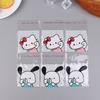 100Pcs Cute Hello Kitty Pochacco Transparent Ziplock Bag Waterproof Packing Bags Candy Biscuit Self Sealing Bag Gift Bag