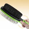 Comfortable Handle Double-sided Combs for Dogs Hair Knot Opening Stainless Steel Cleaning Massage Tools Dog Brush Pet Supplies