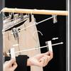 Stainless Steel Pants Hangers Non- Trouser Clips Skirt Hangers for JK Dresses