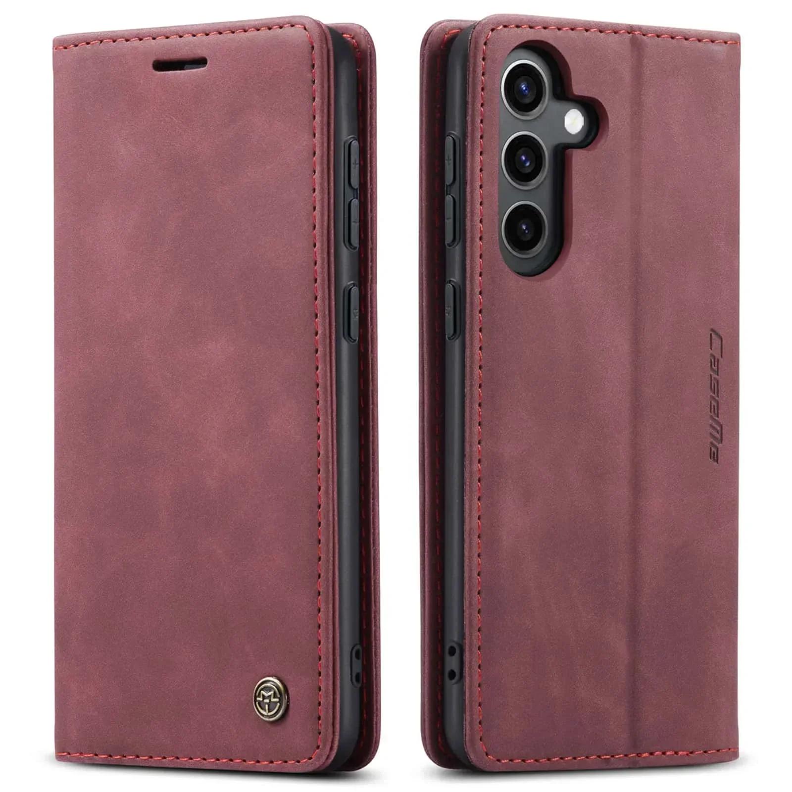 

Flip Leather Case for Samsung Galaxy S25 S26 Ultra S24 Ultra S23 FE S22 S21 S20 Plus A17 A16 A36 A56 A15 A55 A35 Wallet Cover Galaxy S26 Ultra