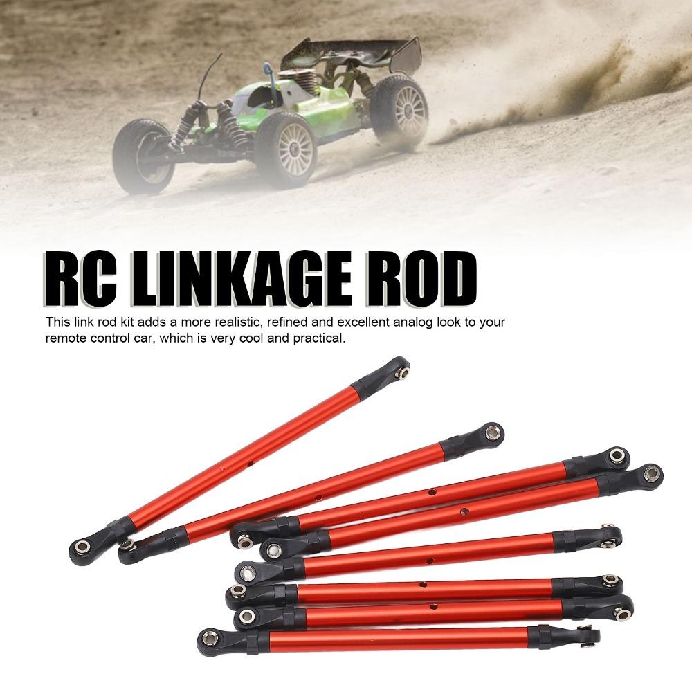 8Pcs RC Cars Accessories RC Linkage Rods for Axial SCX10 1/10 RC Crawler For RC Car