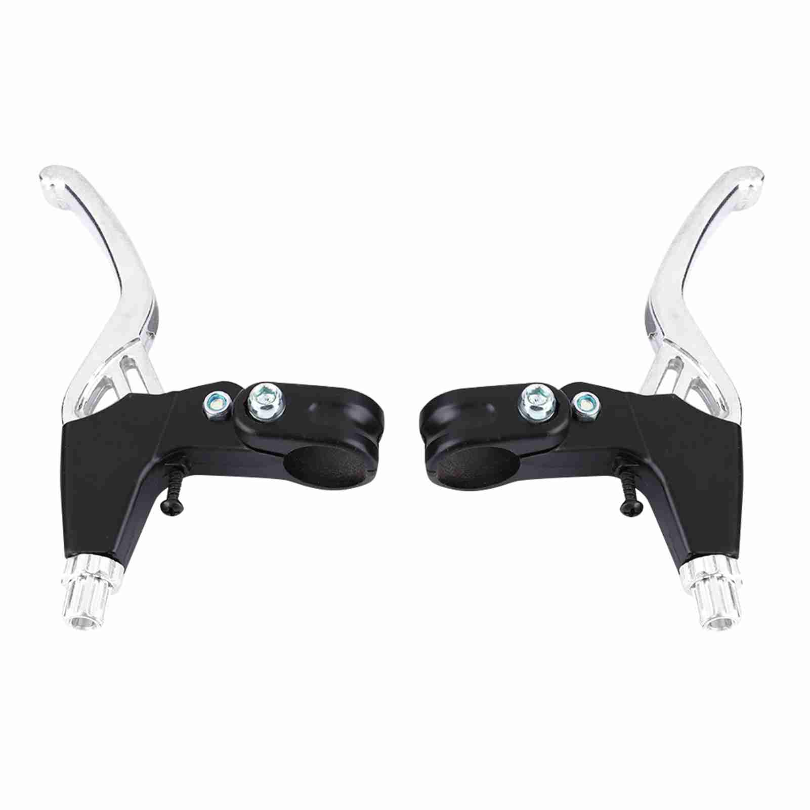 1 Pair Aluminium Alloy Mountain Bike Cycling Brake Handles (Red)