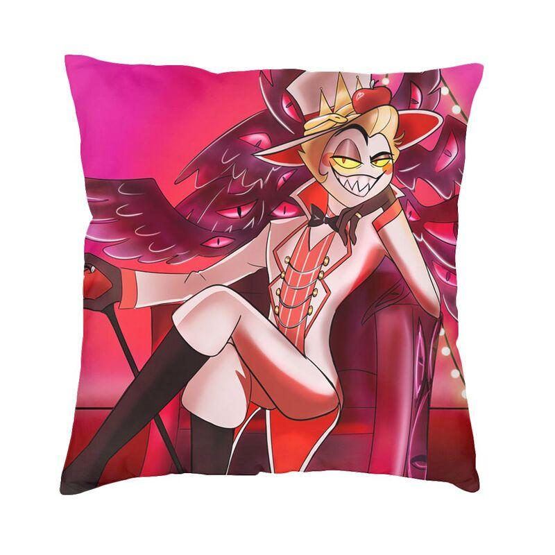 Hazbins Anime Animation Hotel Square Pillow Cover Decoration Cushion Cover Throw Pillow For Car Double-Sided Printing