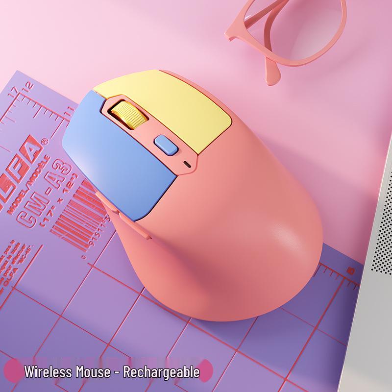 

Беспроводная бесшумная мышь для зарядки для ноутбука и офисного использования - Модель 2023 года