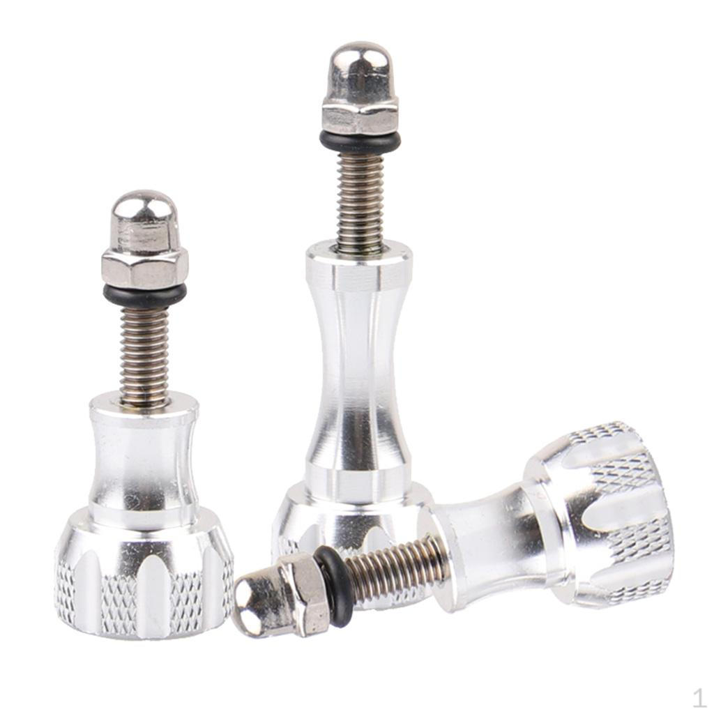 Aluminum Button Screw & Mounting Caps for HE / HERO3