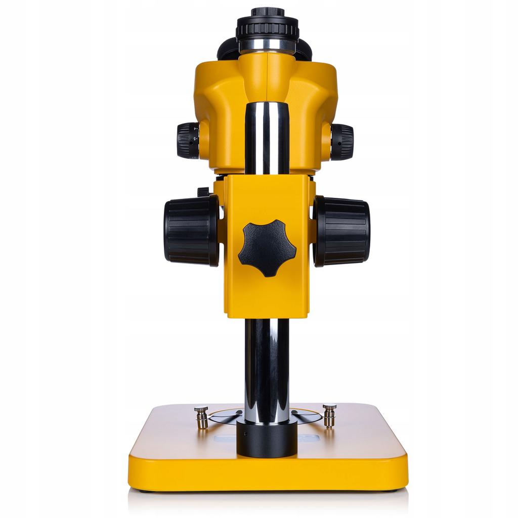 Rosfix Mikroskop Trinokularowy 7–50x Z Kamerą USB 5MP – Optyka Greenough | Odległość Robocza 102 Mm | Zestaw Z Oświetlaczem LED 56x