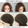 New Ladies Wig T-Part Lace Wigs Black and Brown Big Waves Mid-point Lace Wig Full Headgear Beauty Decoration