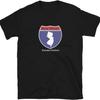New Jersey Explore The Exits Custom State Short Sleeve T-Shirt