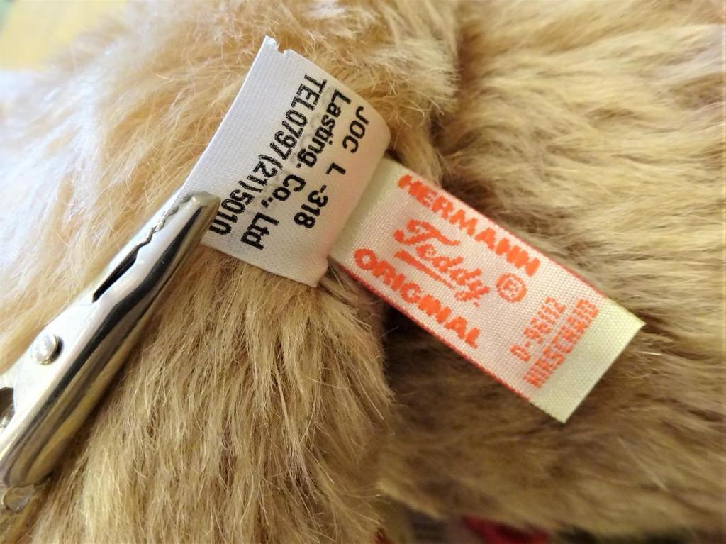 [USED] Limited Edition Herman Athens Olympic Games Commemorative Teddy Bear with Serial Number