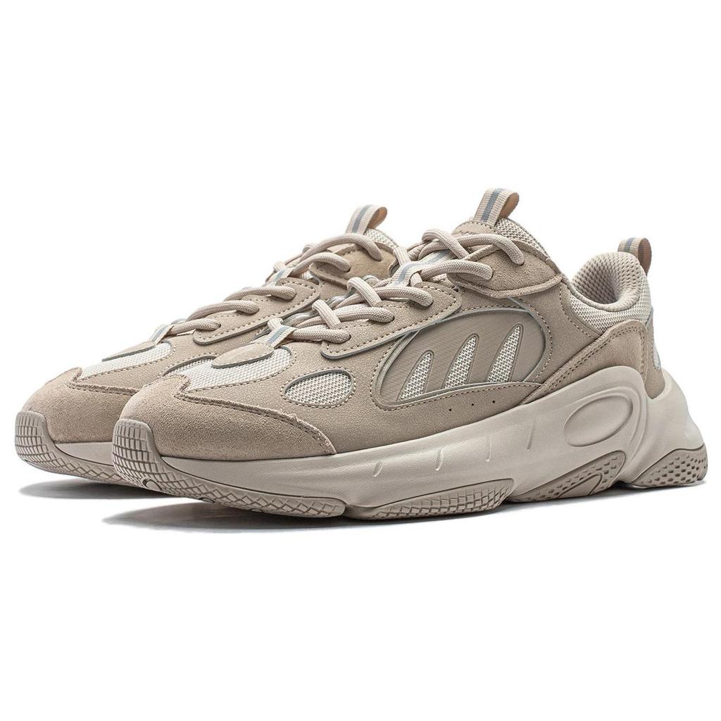 Li Ning Wing Style Abrasion Resistant Low top Casual Shoes Men's Gray AGCT461-3