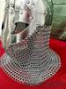 Viking Warrior Costume Helmet with Chainmail – Medieval Norse Headgear for LARP, Cosplay & Reenactment