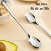 Food Grade 304 Stainless Steel Korean Round Spoons