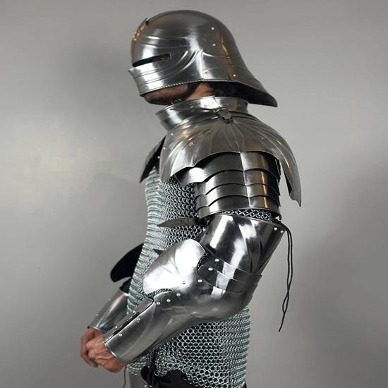 Gothic Armor Suit Medieval Knight German Full Suit of Armor 14Th Century Larp Cosplay Décor Armor Suit Best Gift