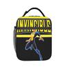 Invincible Lunch Bag For Men Atom Eve Graphic Lunch Box Funny Outdoor Picnic Cooler Bag Portable Oxford Thermal Lunch Bags